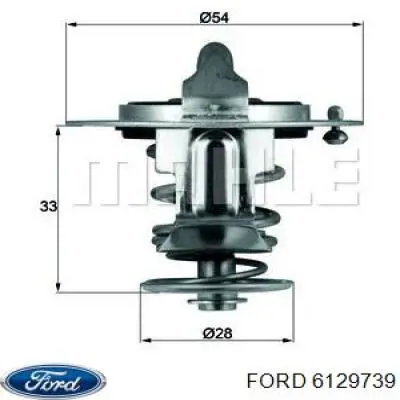 Термостат в корпусе Ford 6129739 цена, от 7.74 USD