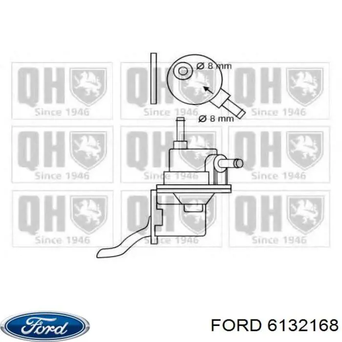 Топливный насос механический Ford 6132168 цена, от 33.15 USD