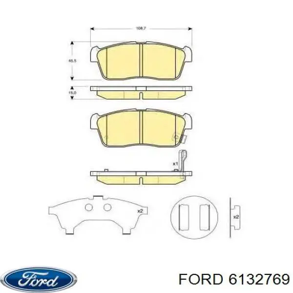 Купить 6132769 Ford Автомобильный фильтр воздуха