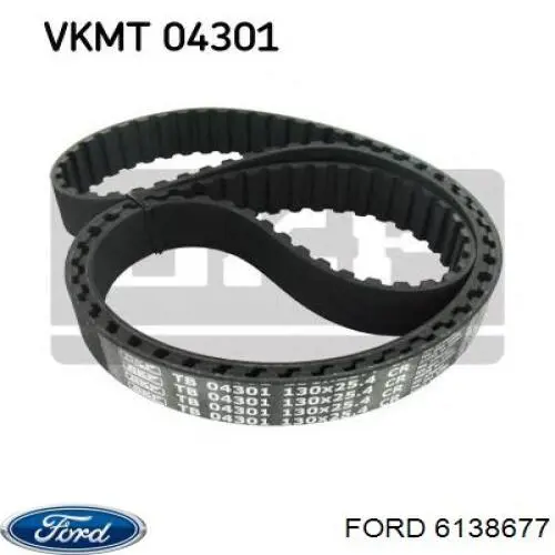 Зубчатый ремень Ford 6138677 цена, от 12.85 USD