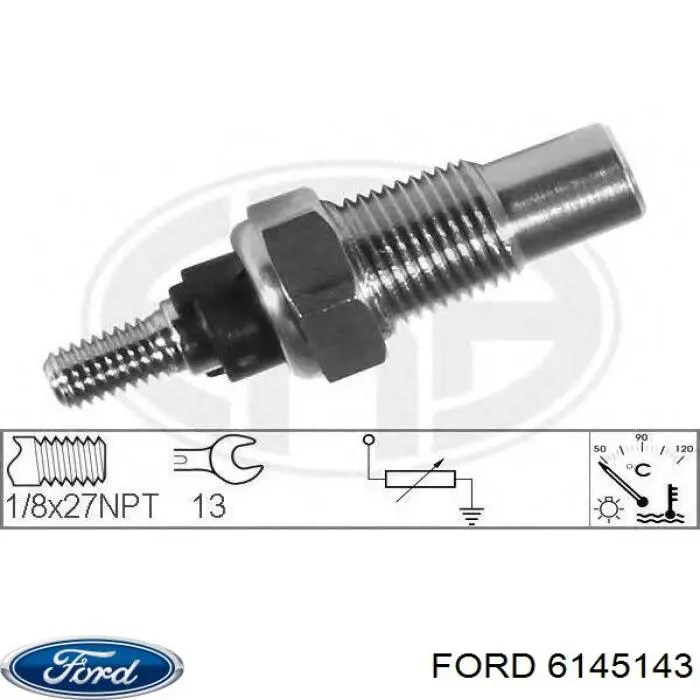 Датчик указателя температуры охлаждающей жидкости Ford 6145143 цена, от 4.54 USD