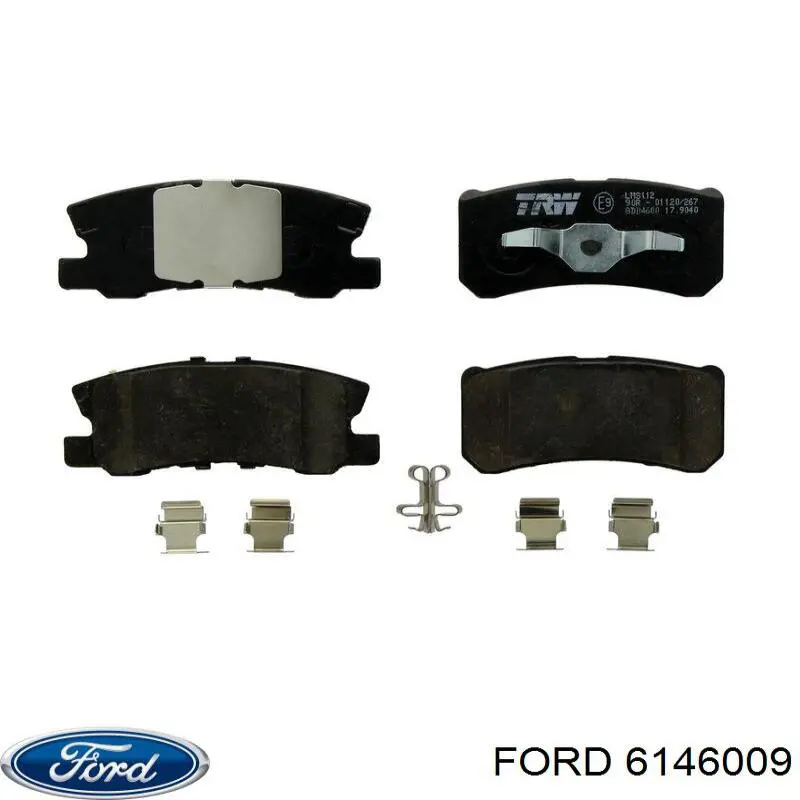 6146009 Ford folhas inseridas principais de cambota, kit, 1ª reparação ( + 0,25)