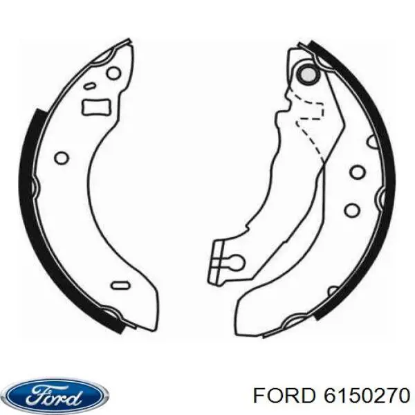 Барабанные колодки Ford 6150270