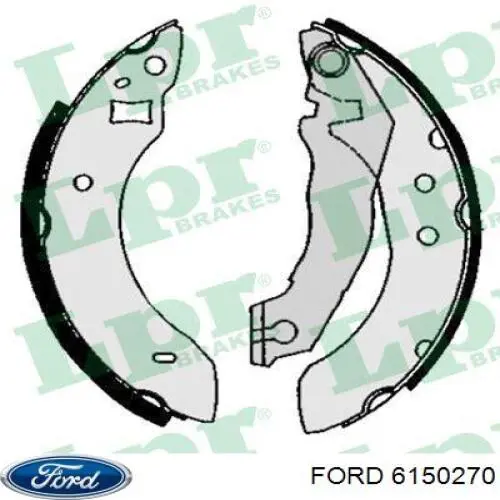 Купить 6150270 Ford Задние барабанные тормозные колодки