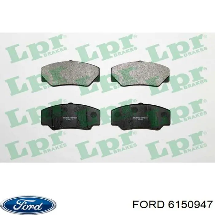 Передние тормозные колодки 6150947 Ford