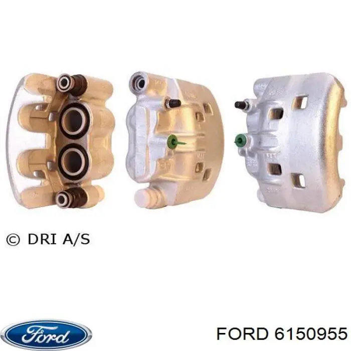 Суппорт тормозной передний правый 6150955 Ford