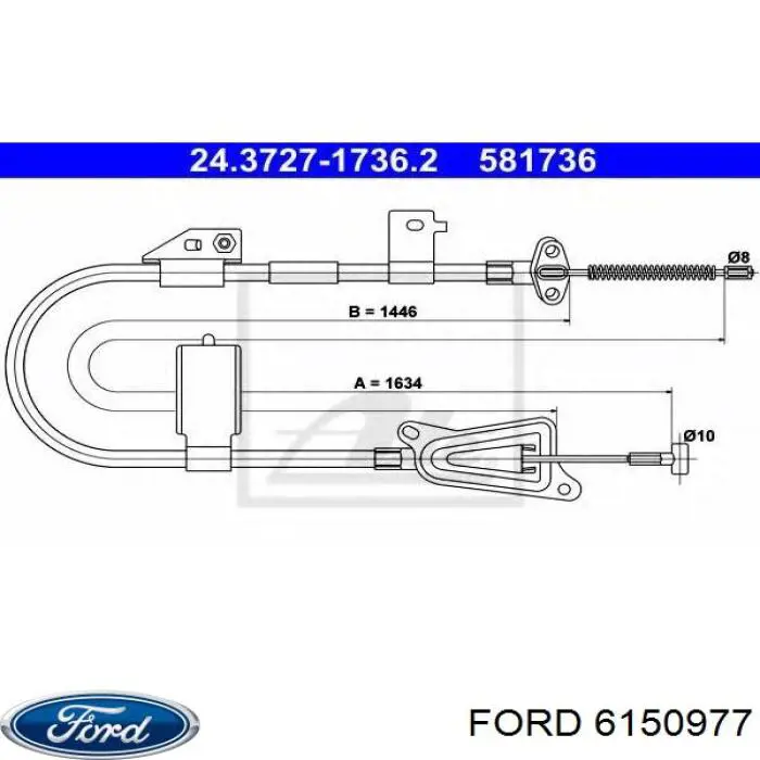 Купить 6150977 Ford Втулки переднего стабилизатора