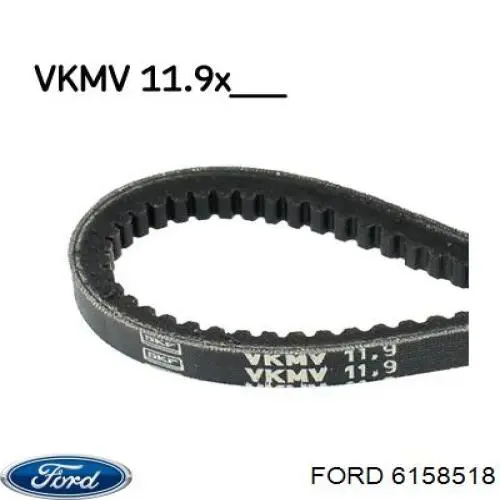 Клиновый ремень Ford 6158518 цена, от 4.28 USD