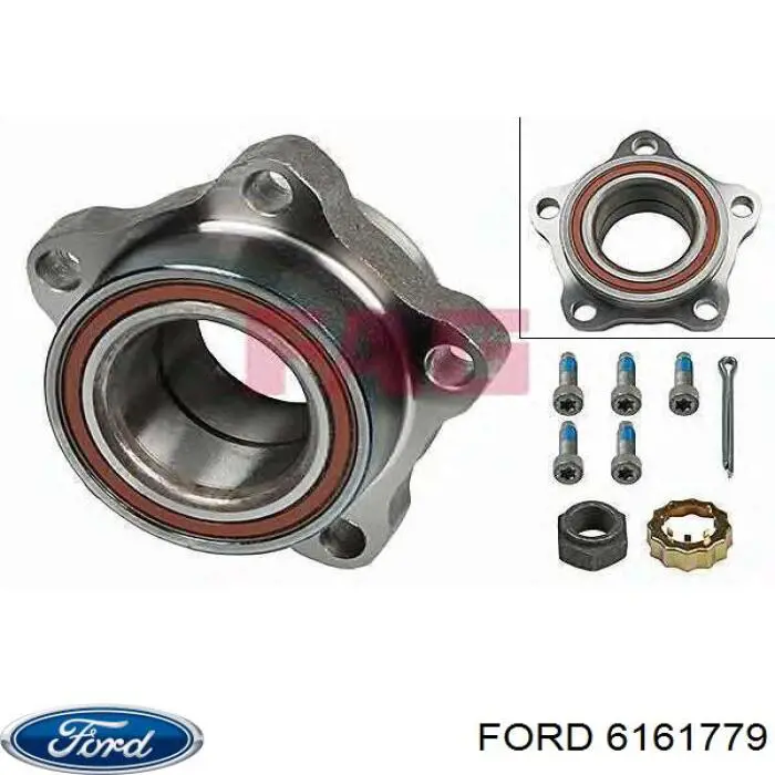 6161779 Ford Поршневые кольца на 1 цилиндр, STD