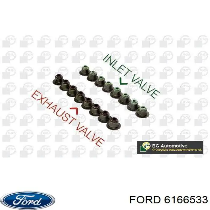 Купить 6166533 Ford Сальник клапана (маслосъемный), впуск/выпуск