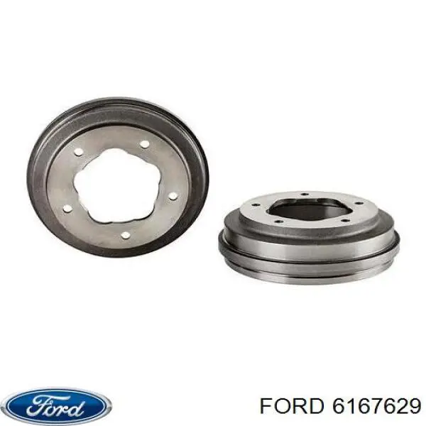 Тормозной барабан 6167629 Ford