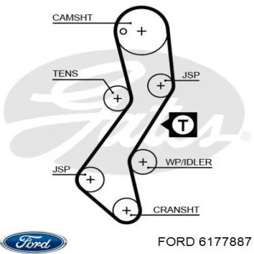 Ремень ГРМ 6177887 Ford