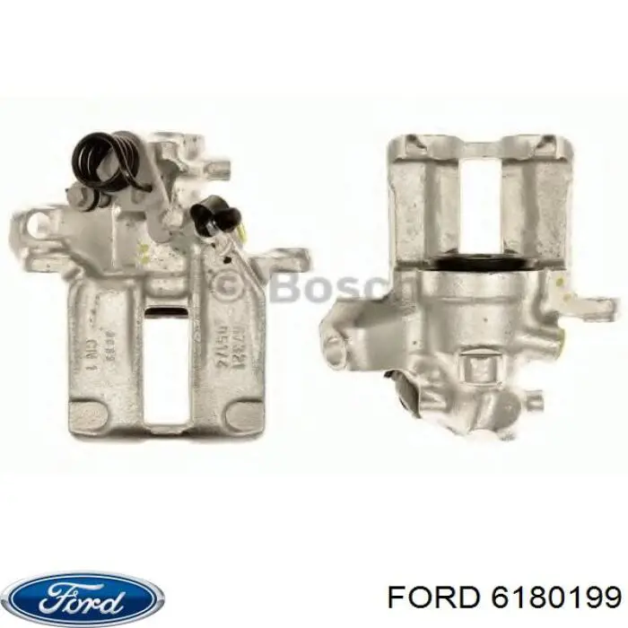 Суппорт тормозной задний левый 6180199 Ford