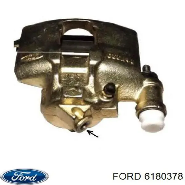 6180378 Ford Суппорт тормозной, передний, правый