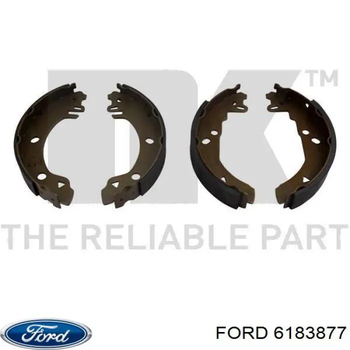 6183877 Ford задние барабанные колодки