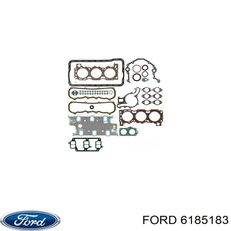 6185183 Ford прокладка головки блока цилиндров (гбц левая)