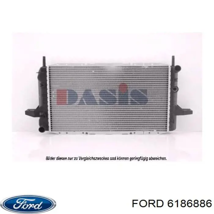 6186886 Ford радиатор