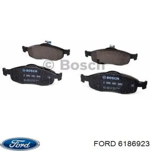 Ремкомплект переднего суппорта 6186923 Ford
