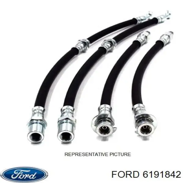 Шланг тормозной передний K&K FT4670 цена, от 6.45 USD