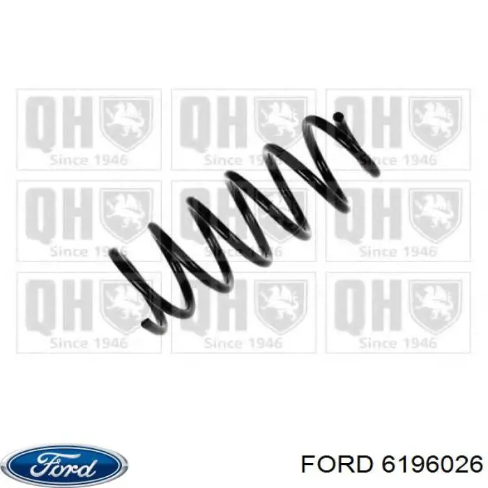 Пружина амортизатора передняя Ford 6196026 цена, от 33.02 USD
