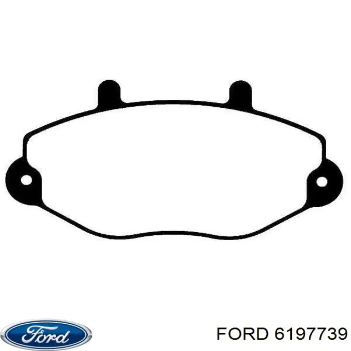Колодки Ford 6197739 цена, от 16.84 USD