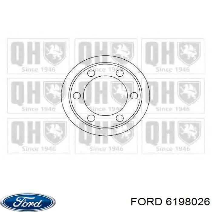 Тормозной барабан 6198026 Ford