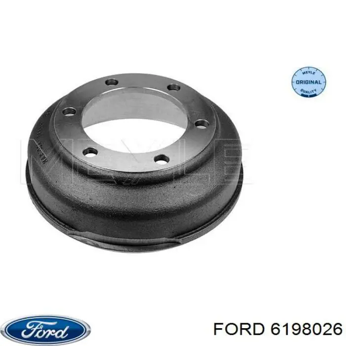 Купить 6198026 Ford Тормозной барабан