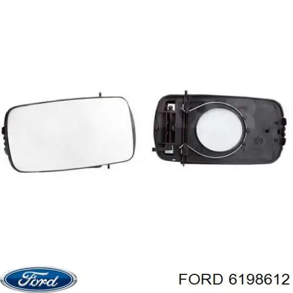 6198612 Ford зеркальный элемент зеркала заднего вида левого
