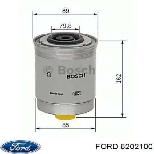 Фильтр тонкой очистки топлива Ford 6202100 цена, от 9.66 USD
