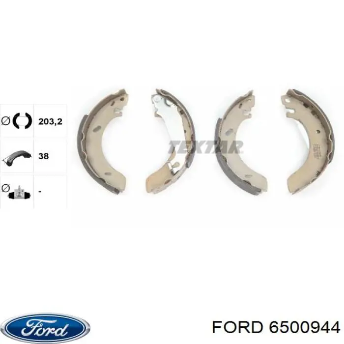 Тормоза рабочие задние ножные и тормозные барабаны Ford 6500944 цена, от 16.18 USD