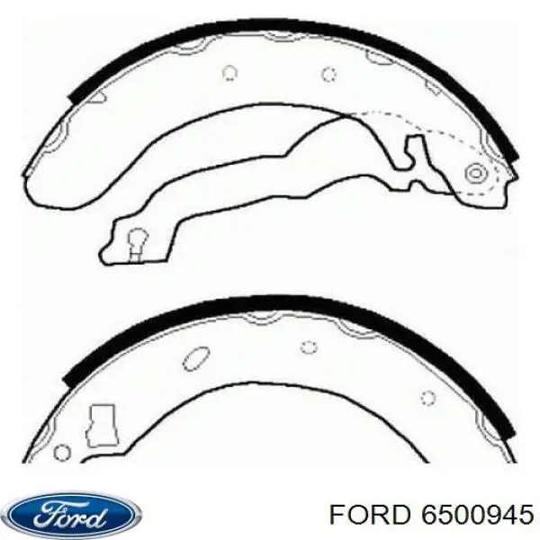 Тормоза рабочие задние ножные и тормозные барабаны Ford 6500945 цена, от 27.83 USD