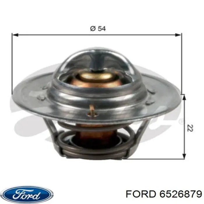 Термостат в сборе Ford 6526879
