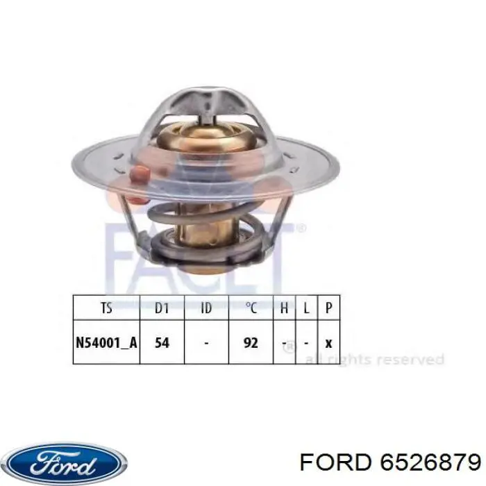 Купить 6526879 Ford Автомобильный термостат