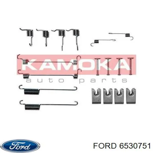 Монтажный комплект задних барабанных колодок 6530751 Ford