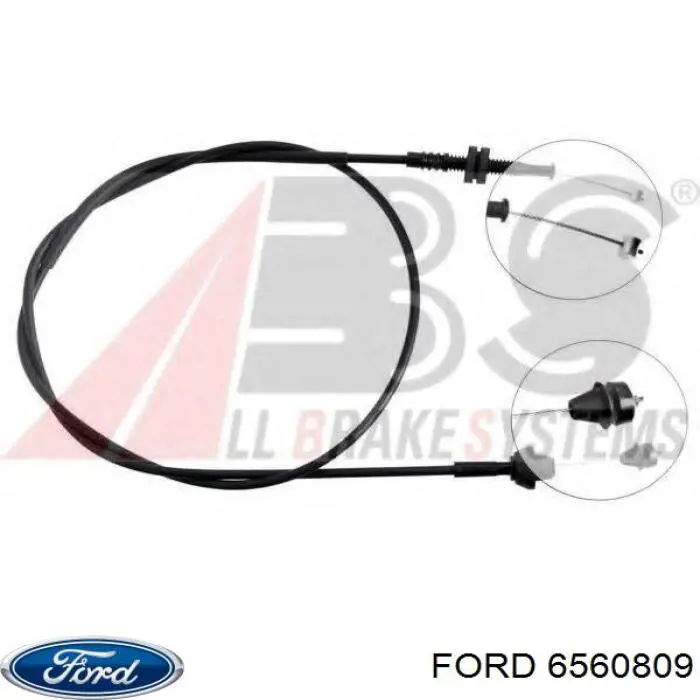 6706107 Ford cabo/pedal de gás (de acelerador)