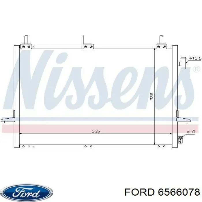 6566078 Ford Конденсатор