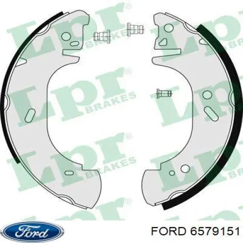 Задние барабанные колодки 6579151 Ford