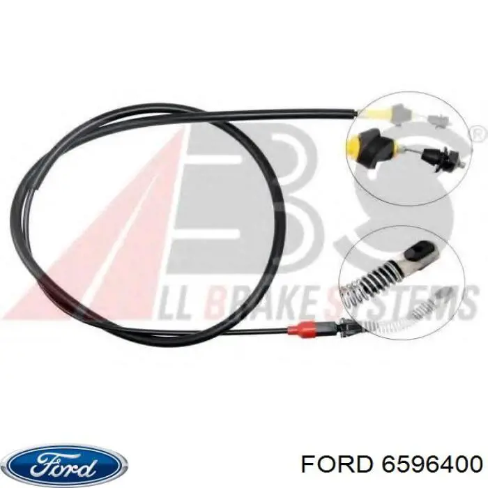 Cabo/pedal de gás (de acelerador) para Ford Escort (GAL, AAL, ABL)