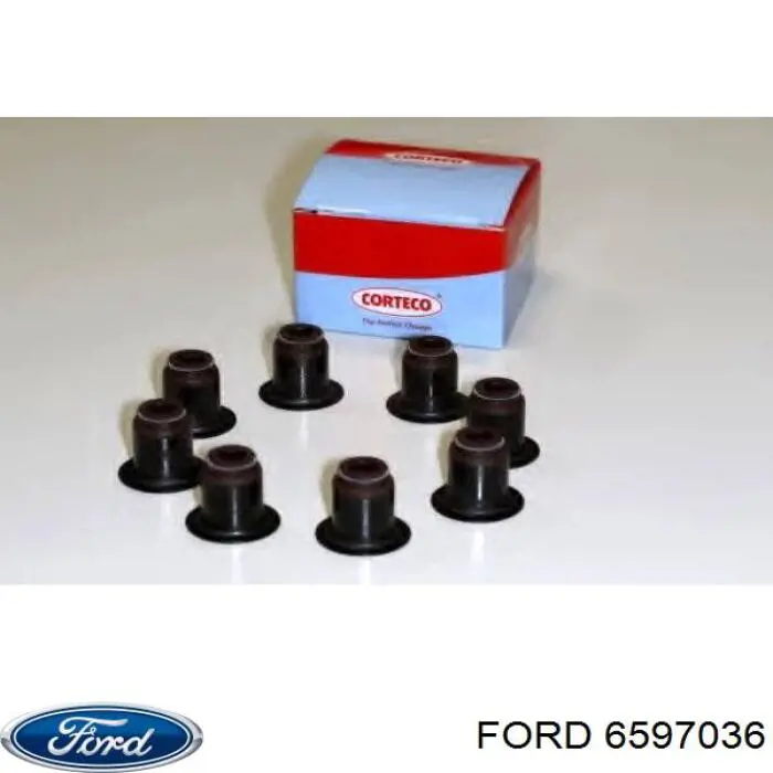 6597036 Ford сальник клапана (маслосъемный, впуск/выпуск)