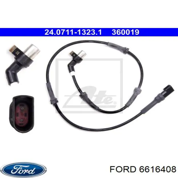 Датчик АБС (ABS) передний правый 6616408 Ford