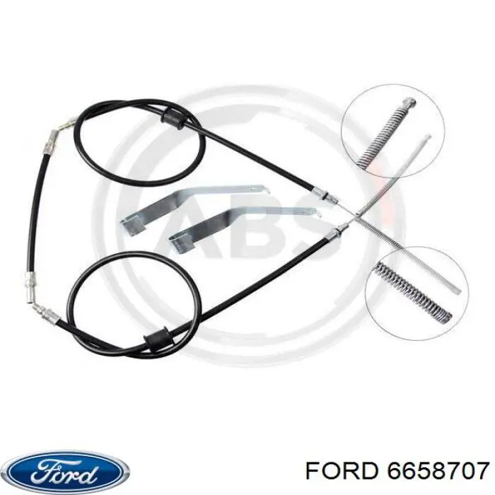 Задний трос ручника Ford 6658707 цена, от 22.61 USD