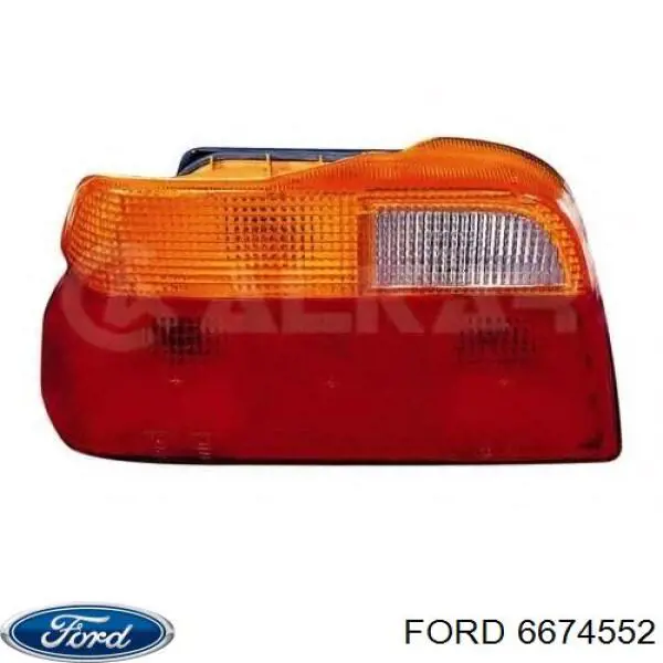 6674552 Ford lanterna traseira esquerda