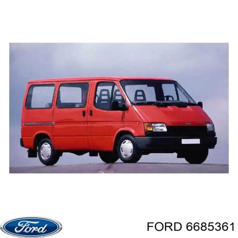 Суппорт радиатора правый (монтажная панель крепления фар) 6685361 Ford