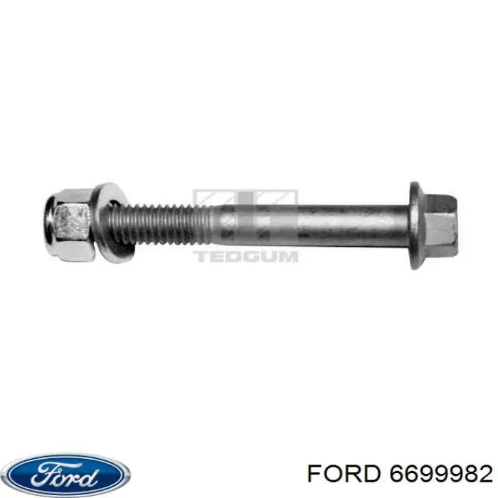 1227050 Ford parafuso de fixação de braço oscilante de inclinação traseiro, externo