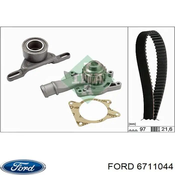 Зубчатый ремень Ford 6711044 цена, от 12.27 USD