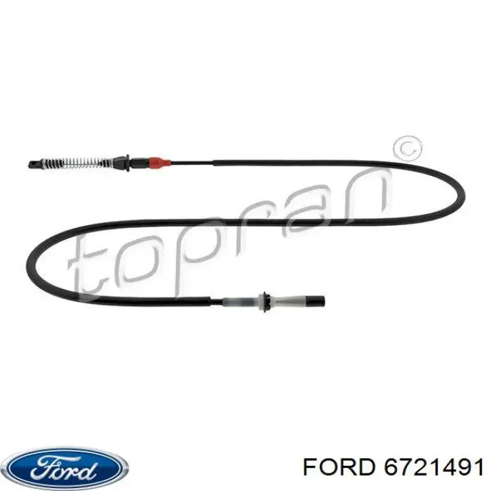 Трос/тяга газа (акселератора) Ford 6721491