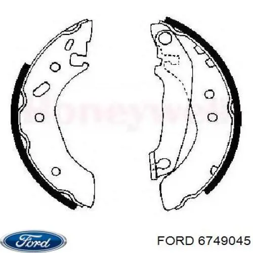 Тормозные колодки стояночного тормоза Ford 6749045 цена, от 13.57 USD