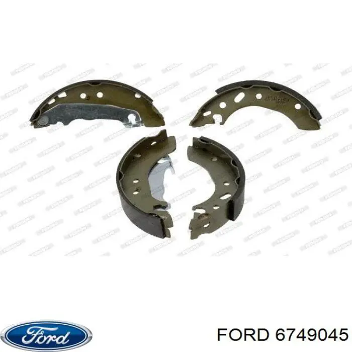Купить 6749045 Ford Колодки ручника/стояночного тормоза