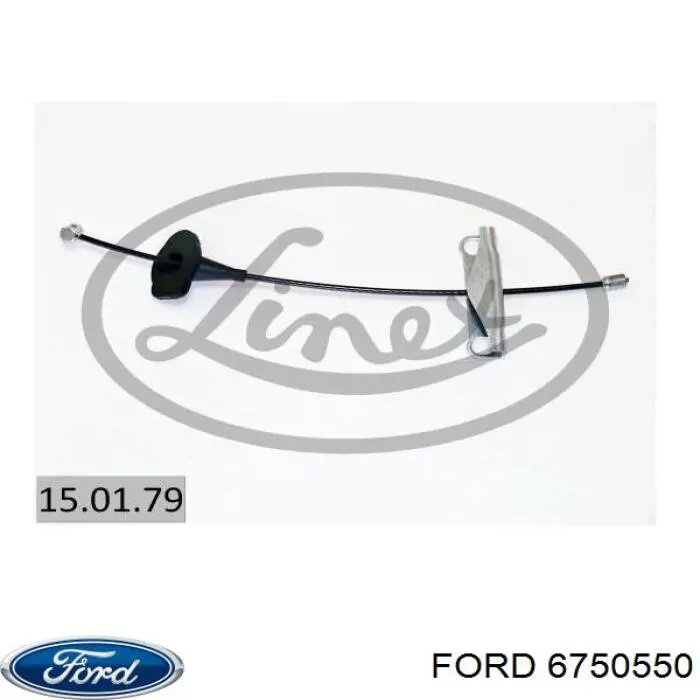Трос ручного тормоза передний Ford 6750550 цена, от 4.58 USD