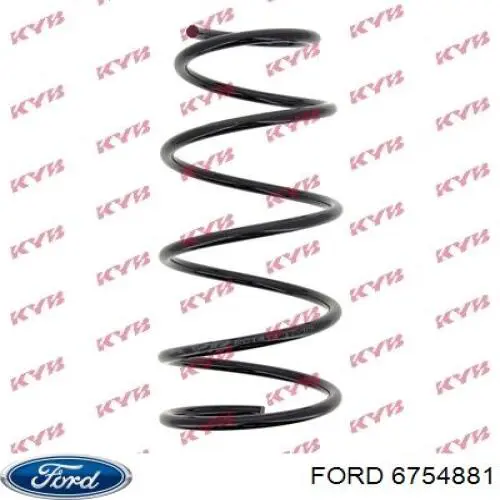6754881 Ford Пружина передней подвески
